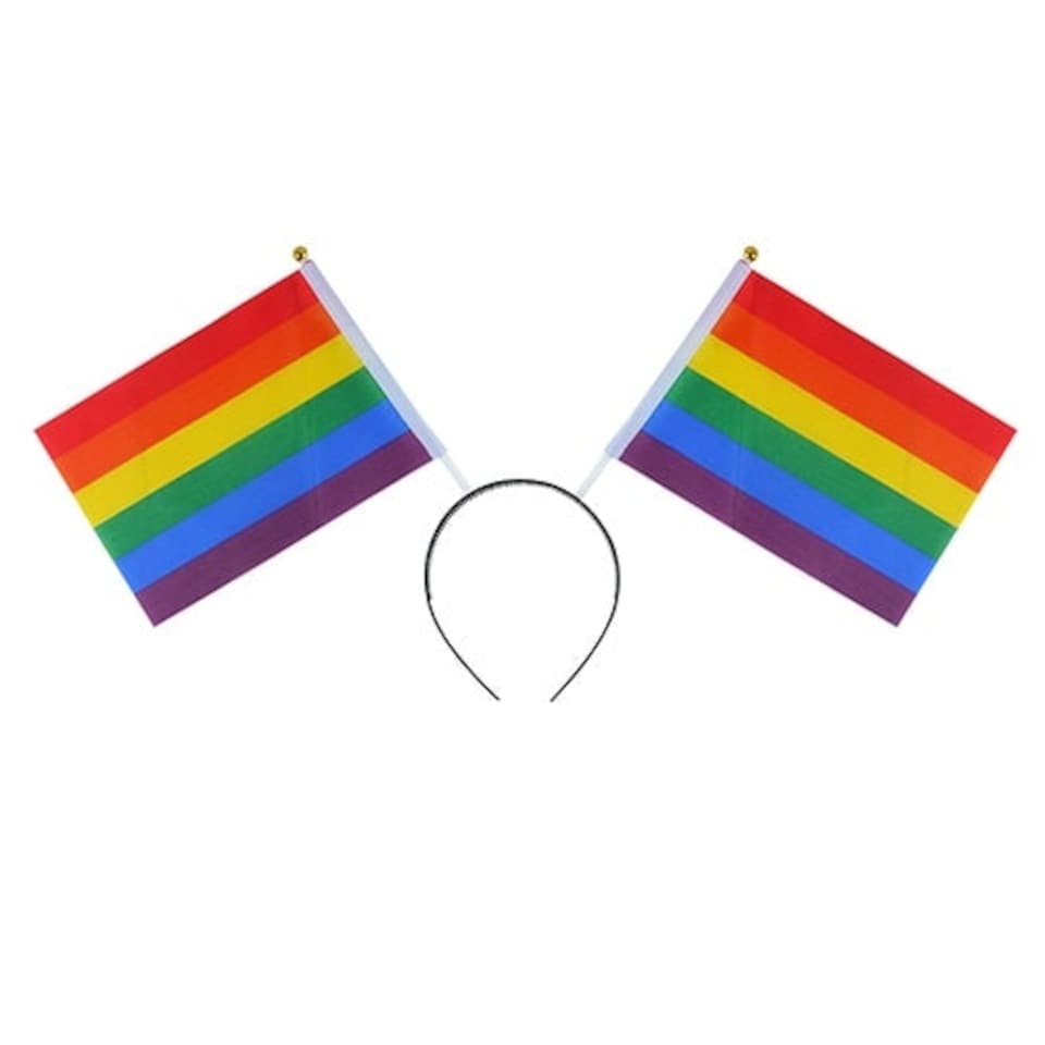 Rainbow Stripe Gay Pride LGBT+ Flag Boppers Headband