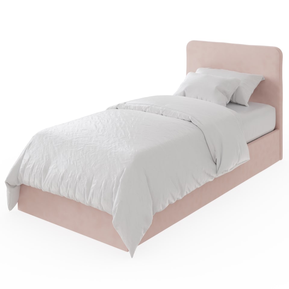 image 1 of Chiswick Ottoman Bed Single Soft Pink | Pink | Soft Pink