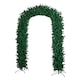image 1 of 8ft (2.50m) Samuel Alexander Single Door Plain Green Christmas Tree Arch with 2000 Tips