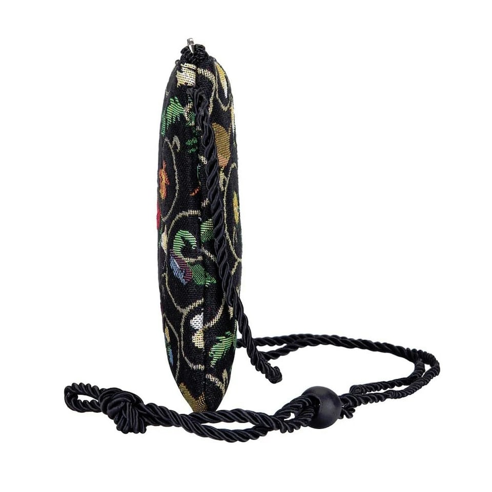 image 1 of Signare Tapestry Smart Phone Crossbody Bag Black | Black