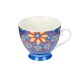 image 5 of KitchenCraft China Moroccan Blue Footed Mug Multi