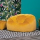 image 3 of icon Aurora Classic Velvet Bean Bag Chair Ochre Yellow Bean Bags Yellow | Yellow