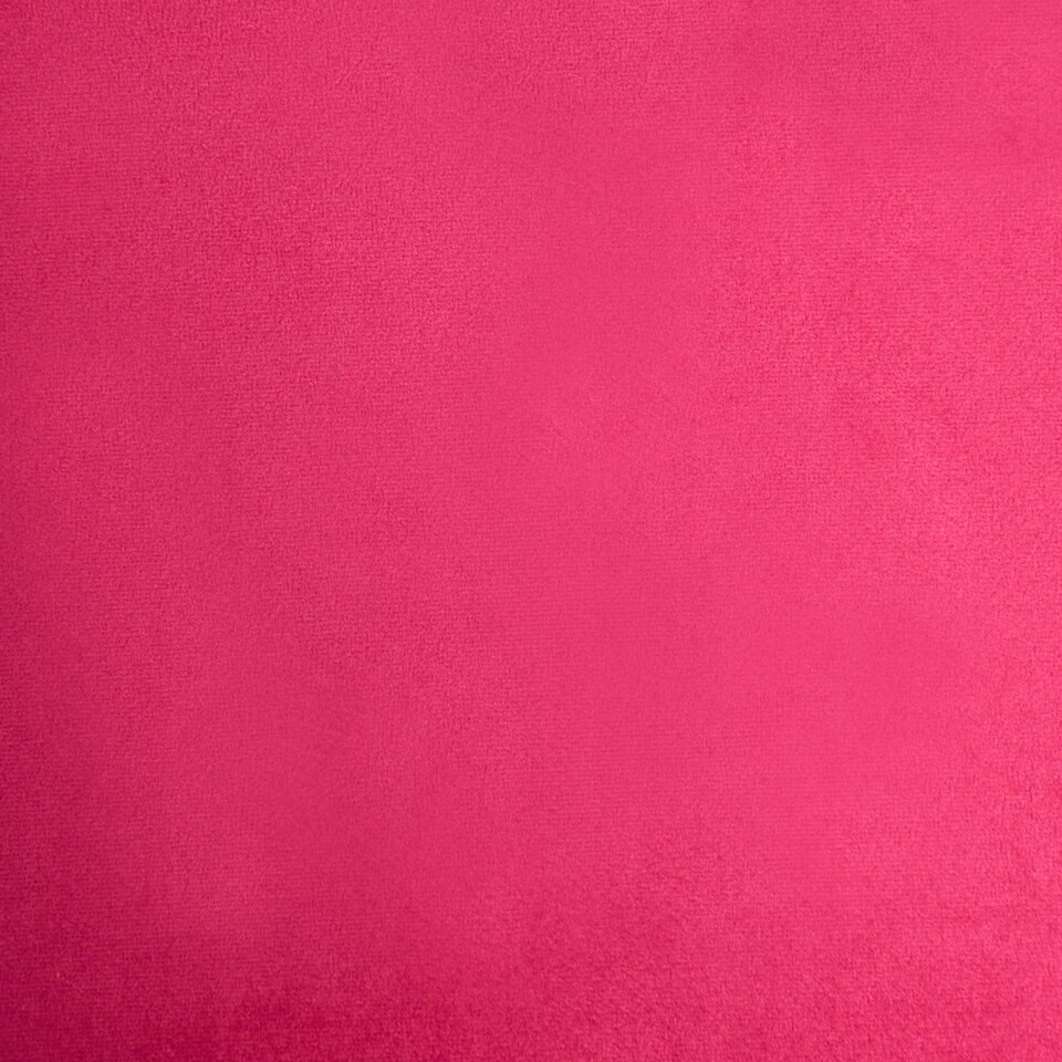 image 1 of OHS Matte Velvet Soft Long Rectangle Foldable Footstool Seat Storage Organiser Ottoman Pink | Bright Pink