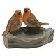 image 1 of Country Living Robin Pair Bird Bath