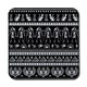 image 3 of Heiroglyphs on Black (Coaster)