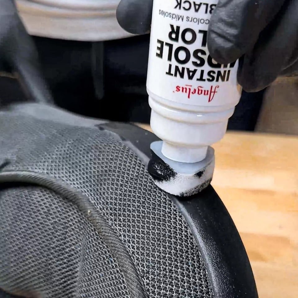 image 1 of Angelus Instant Midsole Colour - Restores Faded Sneaker Midsoles 100ml | White | Bright White