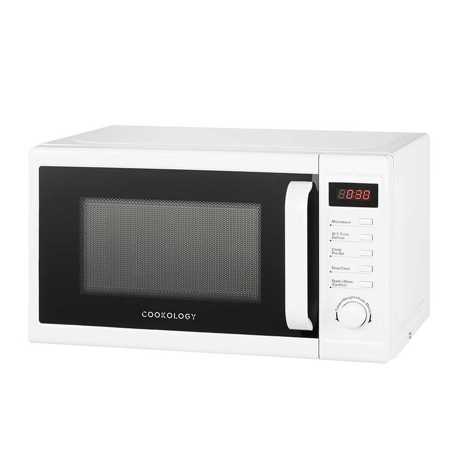 image 1 of Cookology 800W Microwave 20L Digital Freestanding - CFSDI20LWH White