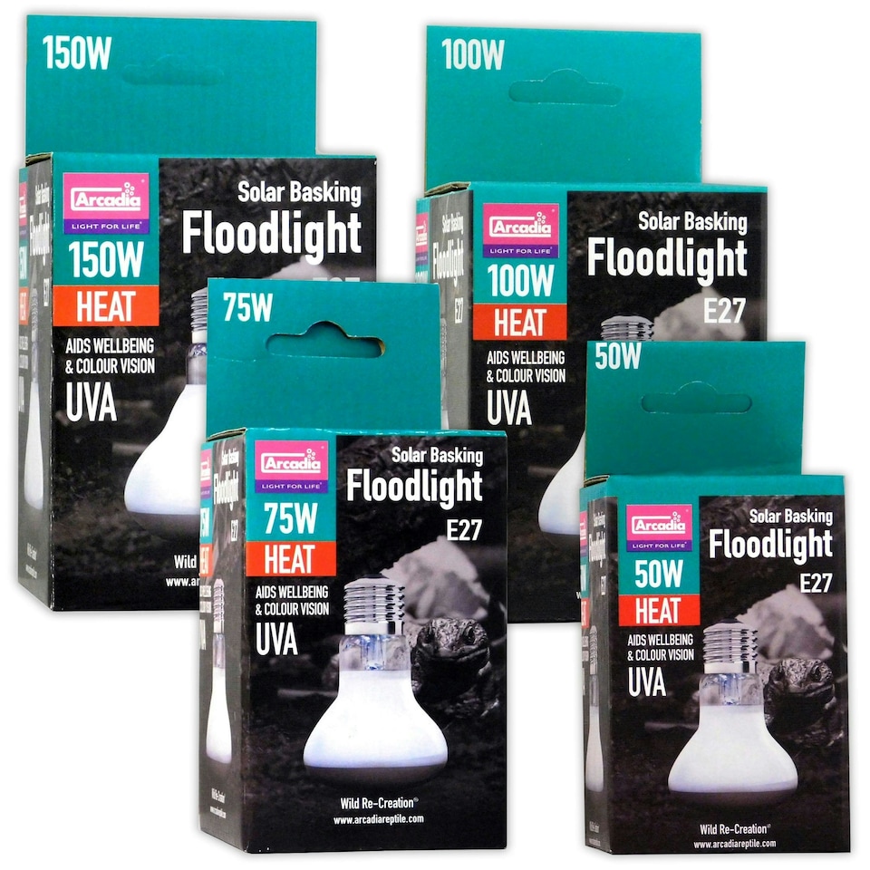 image 1 of Arcadia Basking Solar Flood Light UV-A N/A | 50W