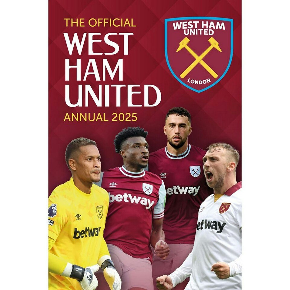 image 1 of West Ham United FC 2025 Annual - Maroon/Multicoloured - One Size