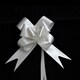 image 3 of 10 Silver Pull Bows 30mm