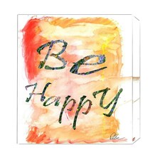 Be Happy (Canvas Print) 60" x 40"