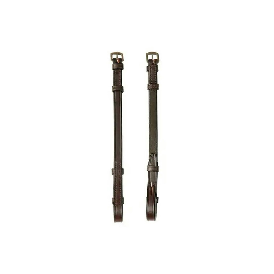 Kincade Classic Leather Horse Cheekpiece - Brown - Warmblood