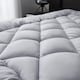 image 4 of Ezysleep 2 Inch Luxurious Shredded Memory Foam Mattress Topper - Soft Microfibre Cover | Grey | Grey