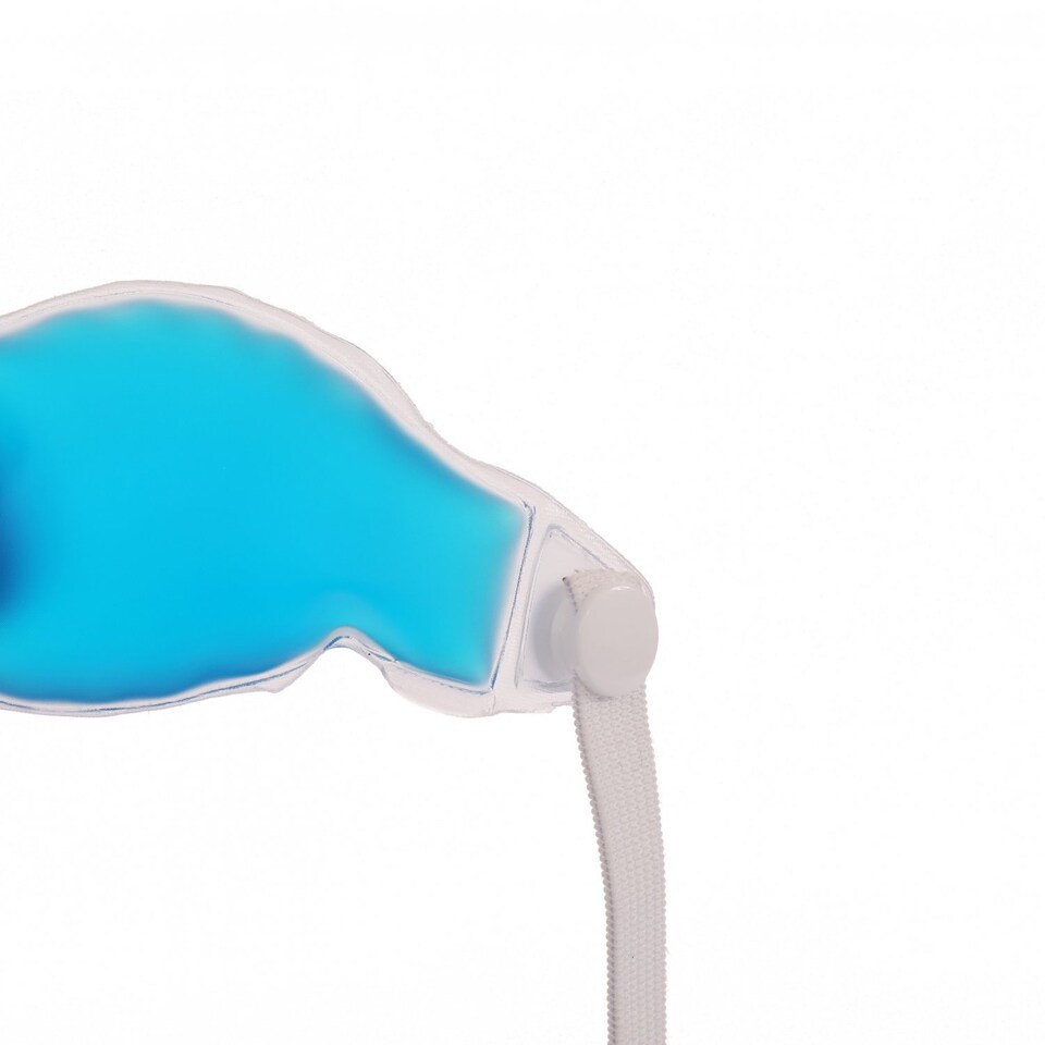 image 1 of Soothing Cool Hot Tension Relief Reusable Gel Eye Mask | Blue