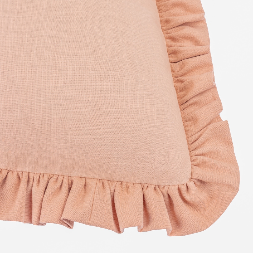 image 1 of Wylder Effie Cotton Ruffle Cushion