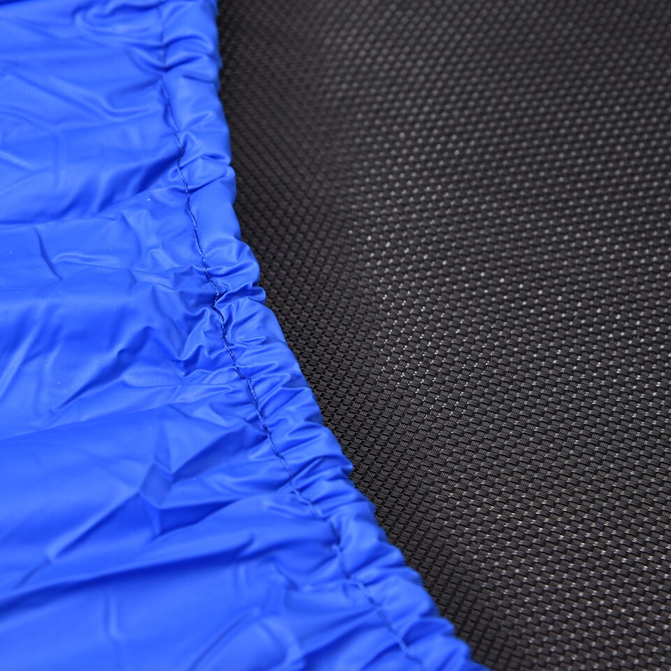 image 1 of HOMCOM 91cm Fitness Trampoline Exercise, Max Load 100 KG, Blue Black