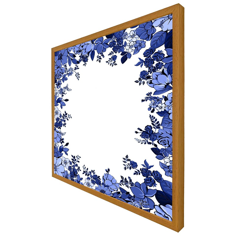image 1 of Winter floral frame (Picture Frame) Black | XS