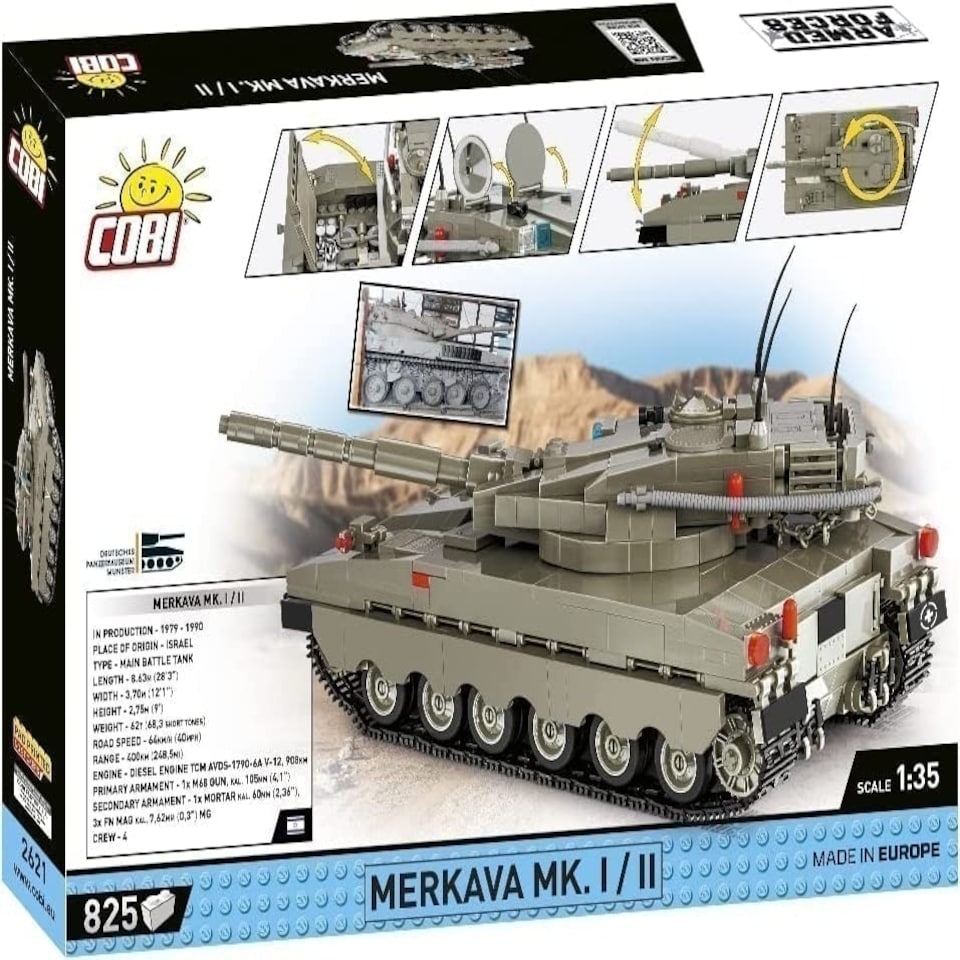 image 1 of Cobi - Armed Forces - MERKAVA MK.I (825 Pieces)