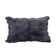 image 1 of Living and Home Plush Throw Pillow Cover Pillowcase, Dark Grey-50x30cm | Grey | Dark Grey