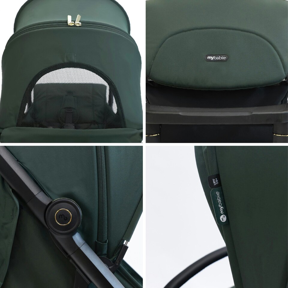 image 1 of MBX7 Auto-Fold Stroller - Forest Green