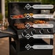 image 5 of 4 Burner Steel Gas BBQ Grill Outdoor Side Shelves Rack Bottle Opener