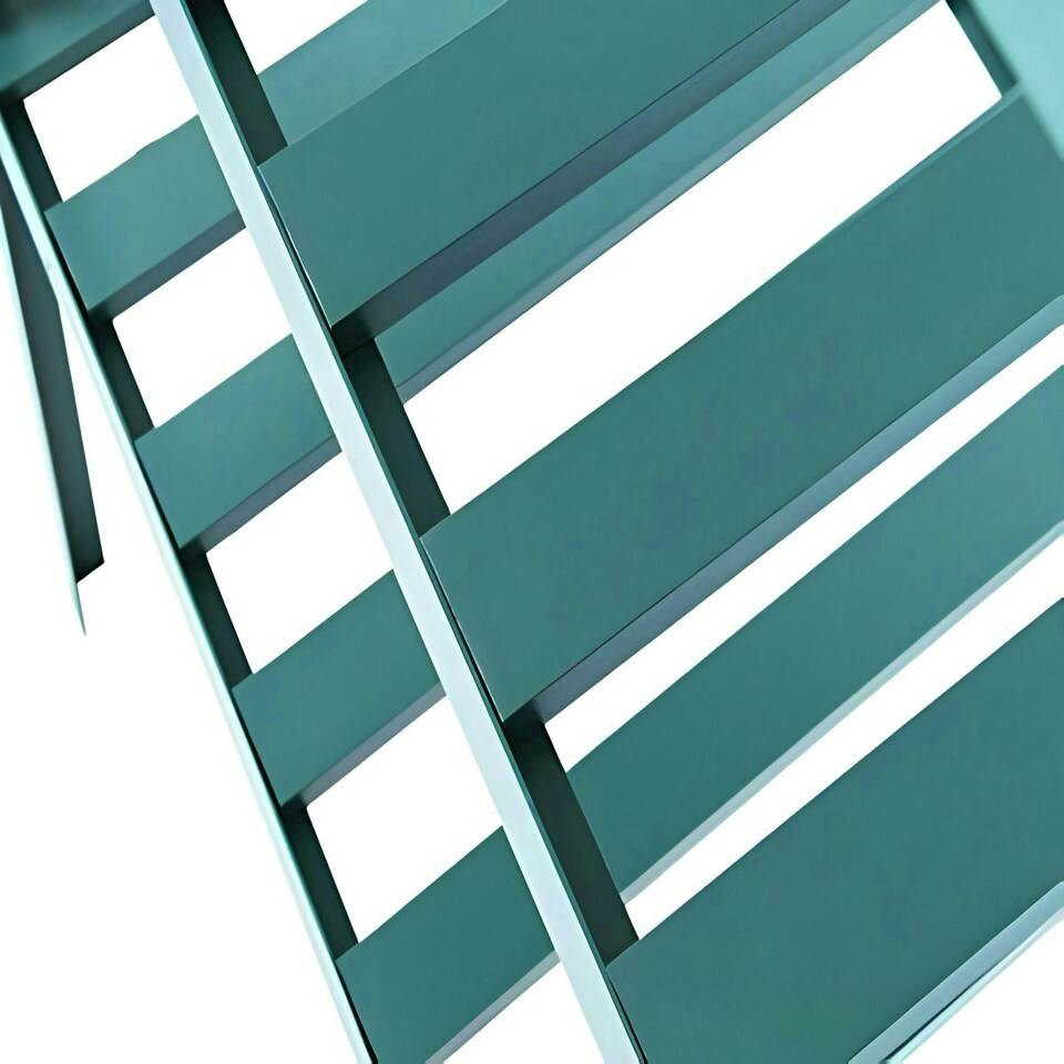 image 1 of Lacewing Twinpack Traditional 3 Tier Greenhouse Staging Shelving Bench in Green 126cm