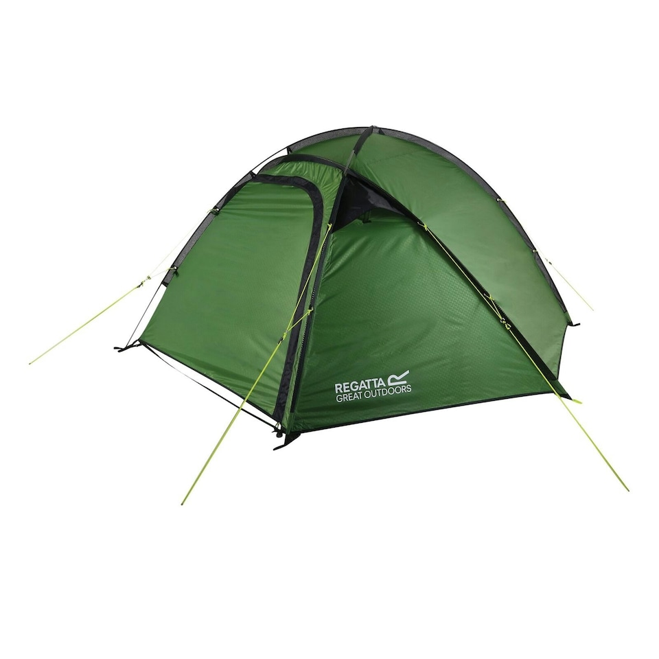 image 1 of Montegra Geo 3-Man Backpacking Tent Green