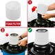 image 7 of SPARES2GO Wet & Dry Cartridge Filter + Foam Sleeve compatible with Guild 8815785 GWD30 8642240 GWD30P 16L 30L Vacuum Cleaner