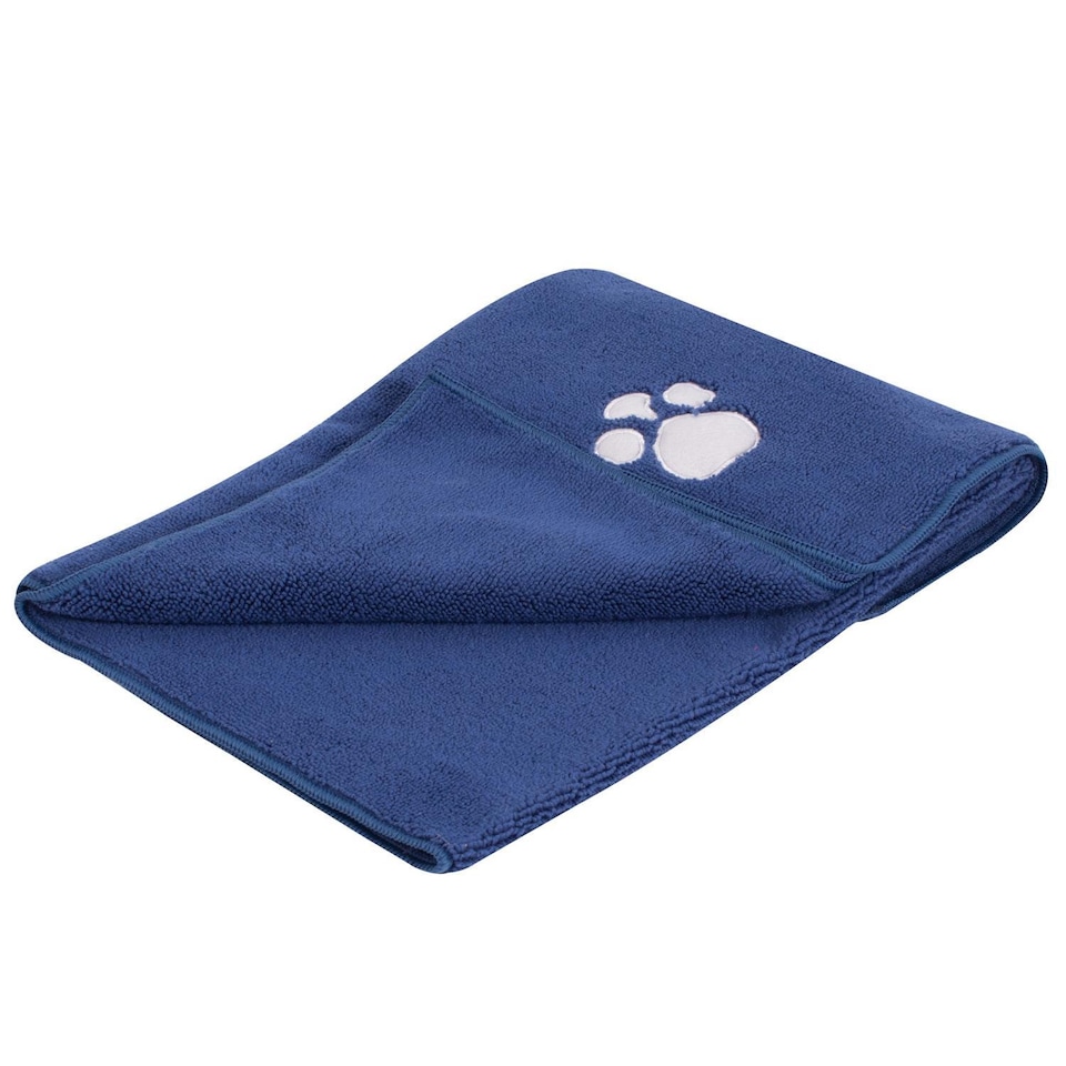 image 1 of Quick Drying Microfibre Pet Towel Mitt Dog Puppy Bath Shower Absorbent Material