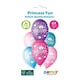 image 2 of Princess Fun Pink, Purple & Blue Latex Balloons 33cm / 13 in - Pack of 6
