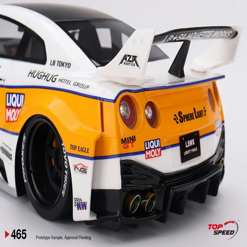 image 1 of Nissan LB-Silhouette Works GT 35GT-RR VER.1 LN Racing 1:18 Scale TSM TS0465