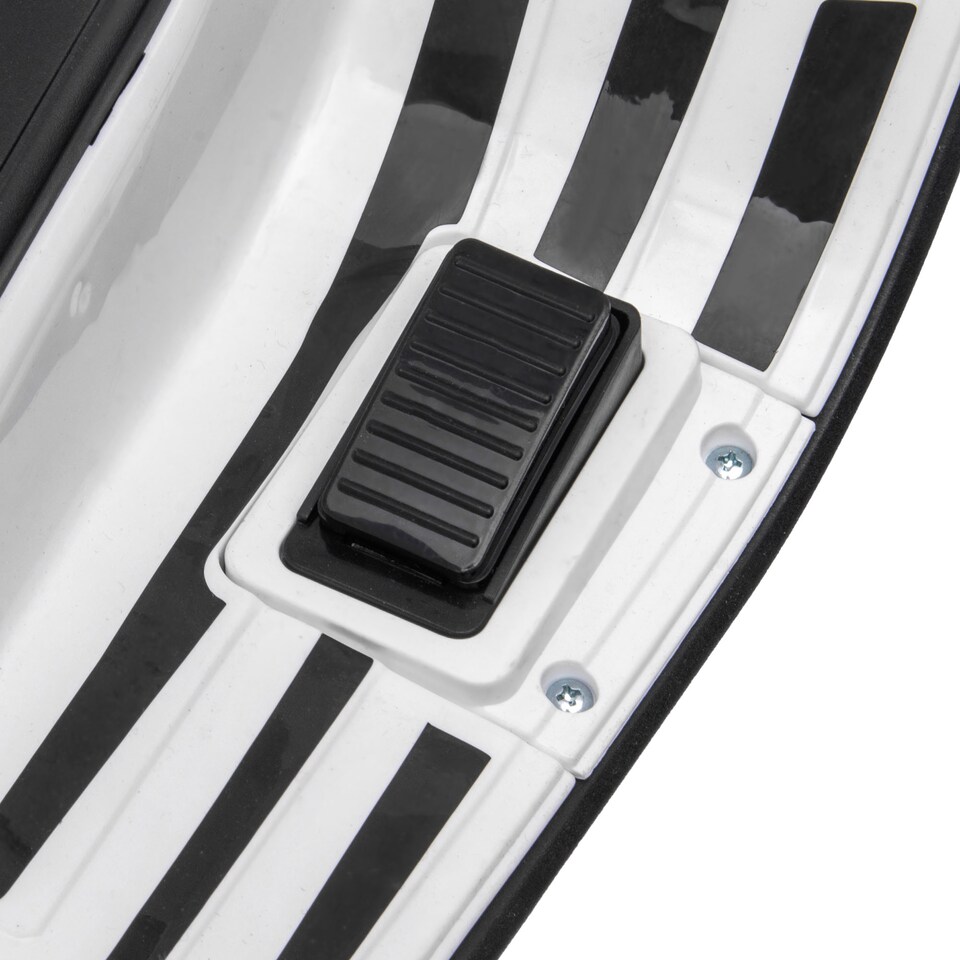 image 1 of AIYAPLAY Vespa Licensed 12V Kids Electric Motorbike, Kids Ride on Motorcycle with Music, Head Light, MP3, FM Radio, Two Training Wheels, for 3-6 Years - White