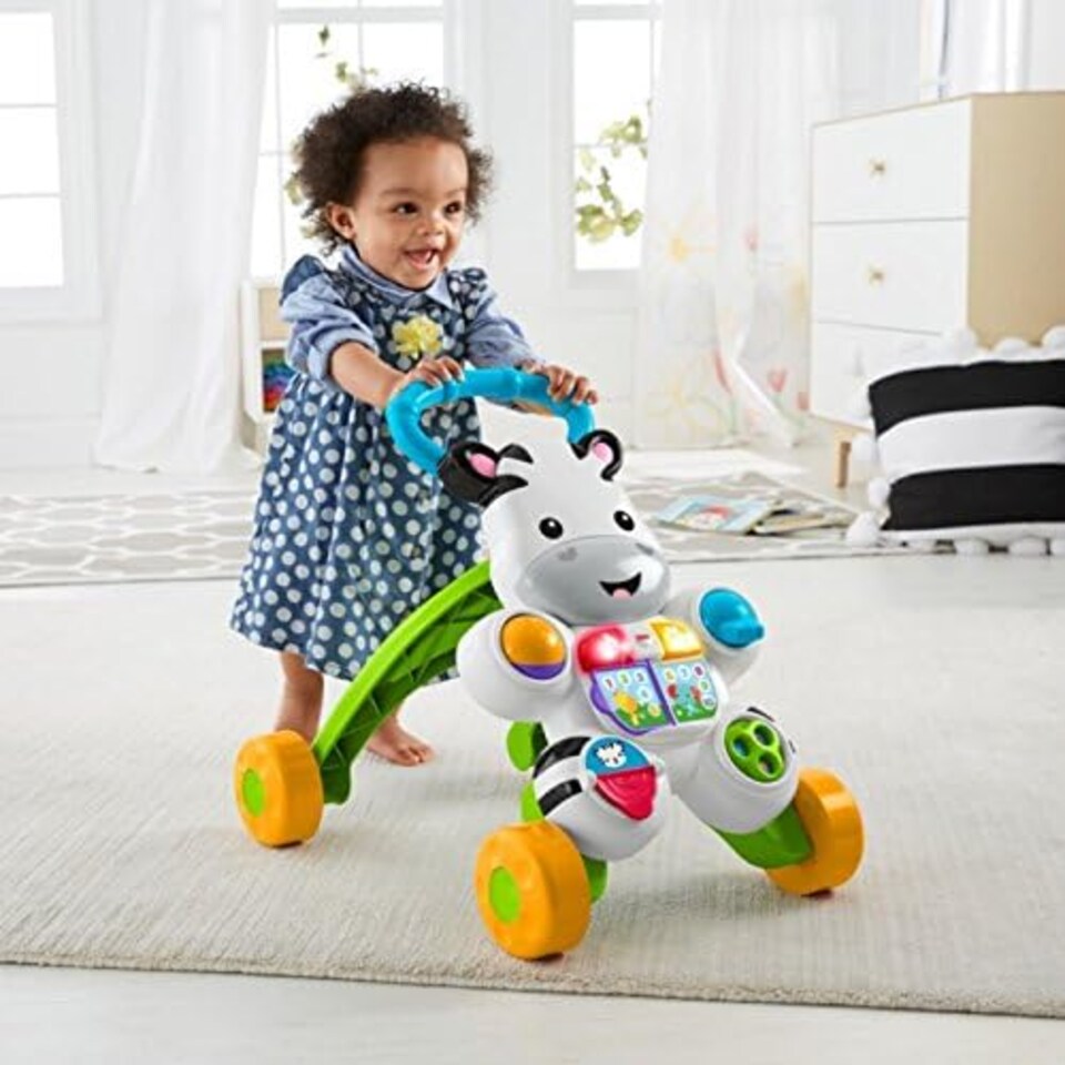 image 1 of Fisher Price Learn With Me Zebra Baby Walker Toddler