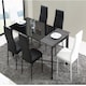 image 2 of Living and Home Dining Chairs Set of 2, Modern Faux Leather High Back Chairs
