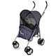 image 5 of Pet Stroller Dog Cat Puppy Pram Pushchair Travel Cart Jogging Buggy Carrier (Blue Tartan)