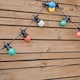 image 2 of ValueLights Festoon Lights Matte Black Integrated Bulb | Multi