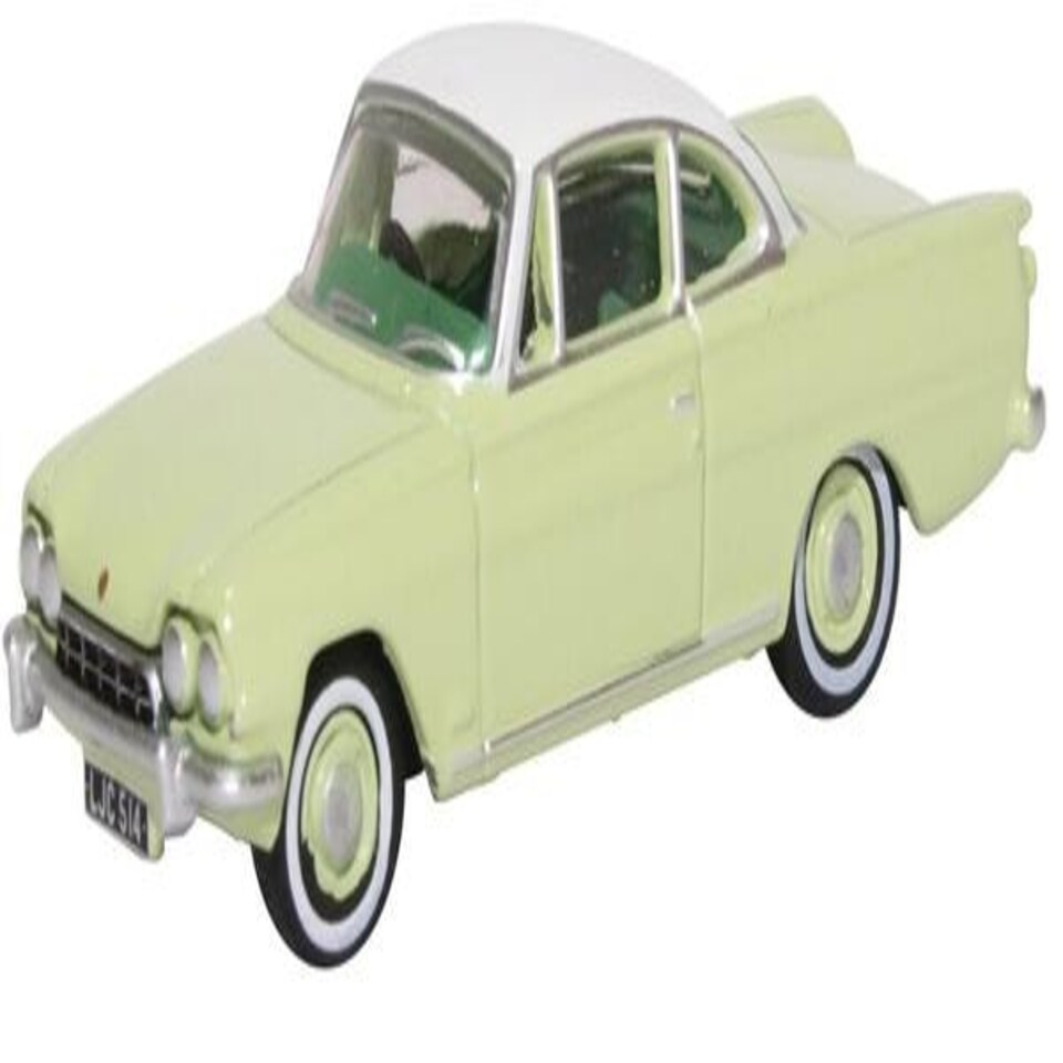 Oxford Diecast Ford Consul Capri Lime Green/Ermine White