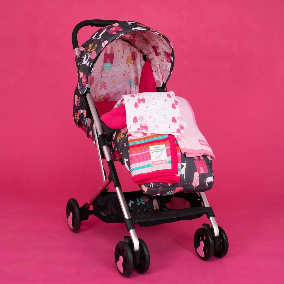 image 1 of Cosatto Unicorn Land Blanket Pink