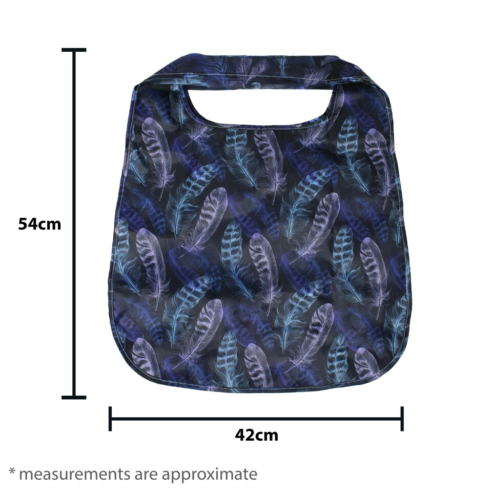 image 1 of History & Heraldry Personalised Sparkle Reusable Foldable Shopper Bag - Jean Multi