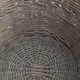 image 4 of Wicker Grey Wash Round Waste Bin | Brown | Grey Wash | One Size