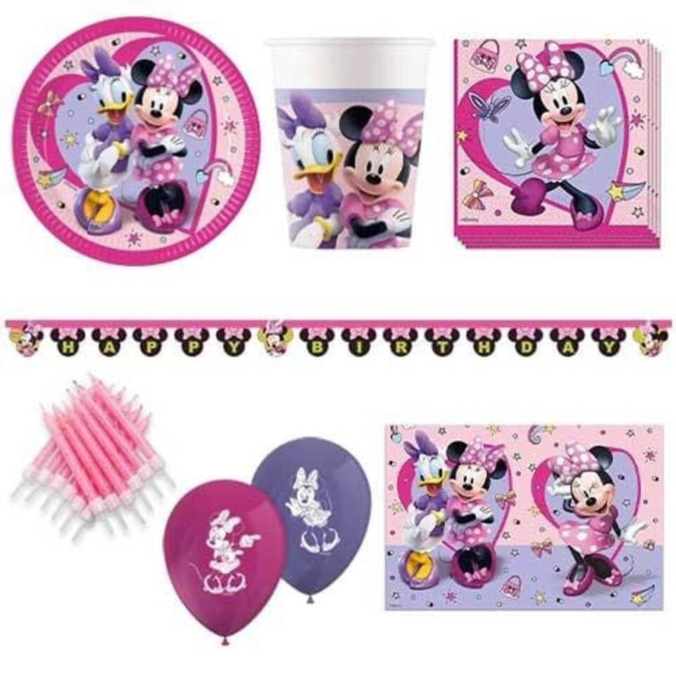 Ensemble vaisselle Minnie mouse 3 pièces - Rose - Disney Ensemble vaisselle Minnie mouse 3 pièces - Rose - Disney