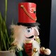 image 5 of 30cm Musical Christmas Drummer Wooden Nutcracker Decoration