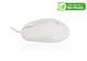 image 2 of Accuratus Bio M100 Mouse - USB Wired Full Size Biodegradable Plant Based Resin Mouse - Chalk White
