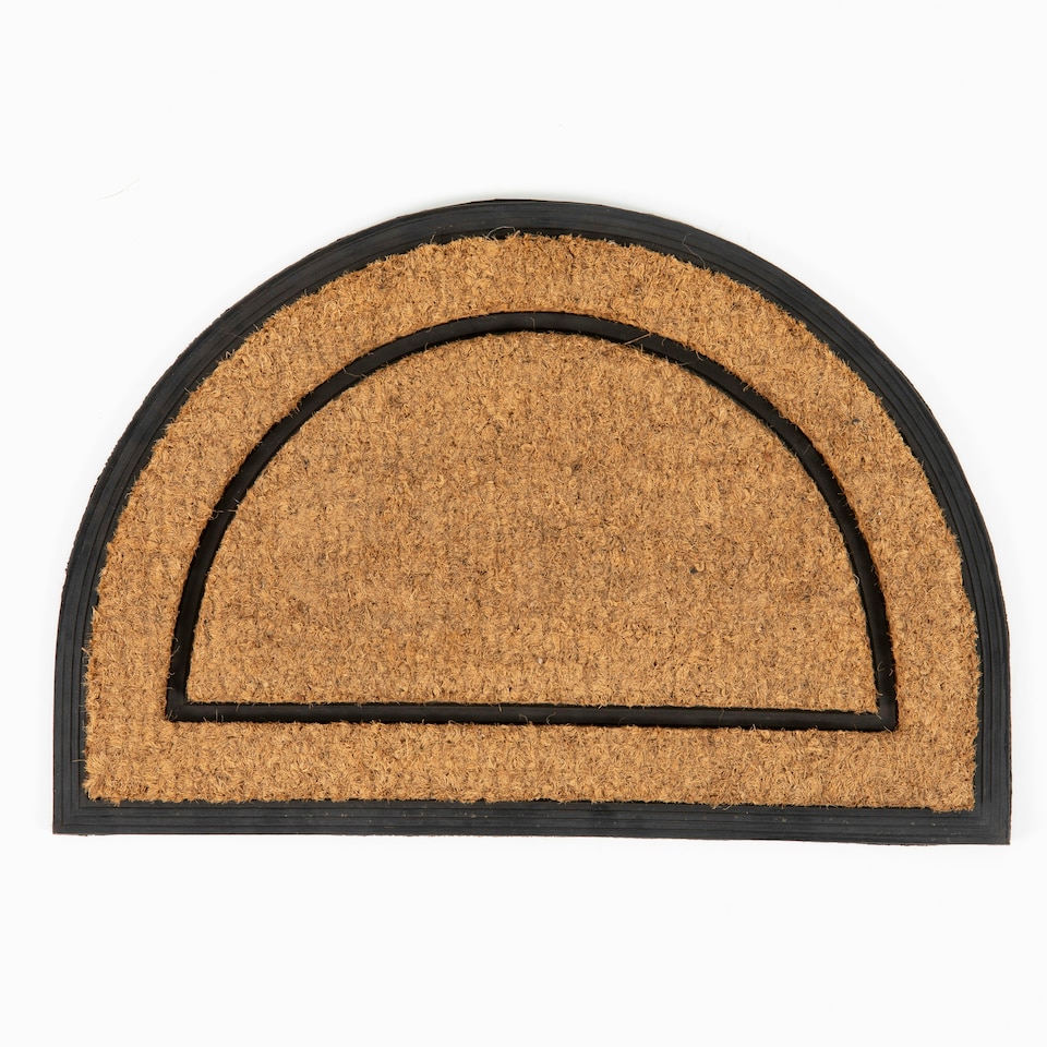 image 1 of Chadderton Border Natural Rubber & Coir Brush 40x60cm Half Mat