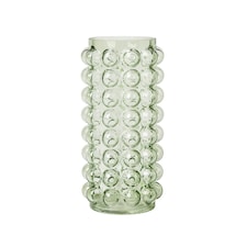 BHS Bobble Glass Vase, Green