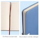 image 5 of Single B5 96 Sheets Ruled PU Leather Hardcover Notebook with Button Closure