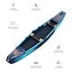 image 4 of Wave Venturer Inflatable Touring Canoe, 2 Person, Navy