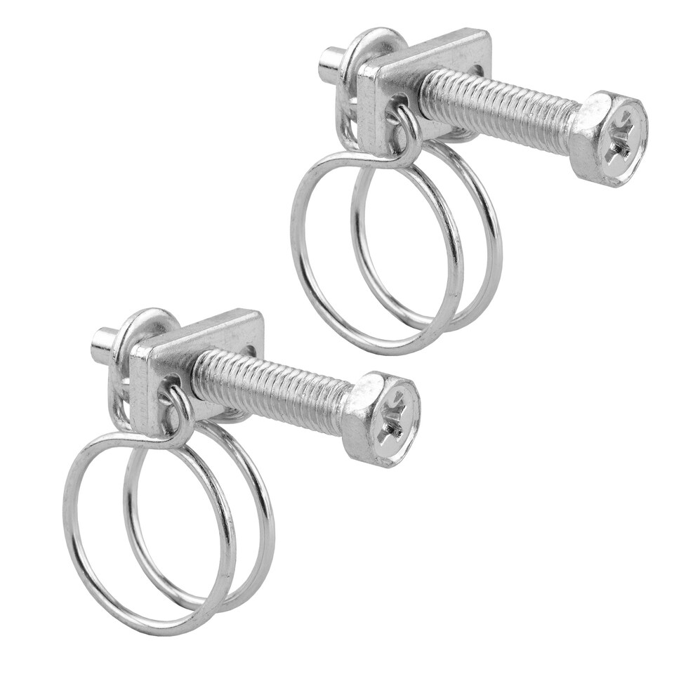 Pisces Double Wire Hose Clips for 12.5mm Pipe - 2 Pack