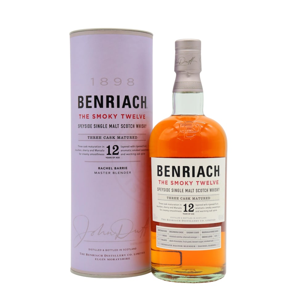 Benriach The Smoky Twelve Speyside Single Malt Scotch 12 year old Whisky