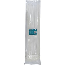 Securlec Cable Ties (Pack of 100) | White | White | 1